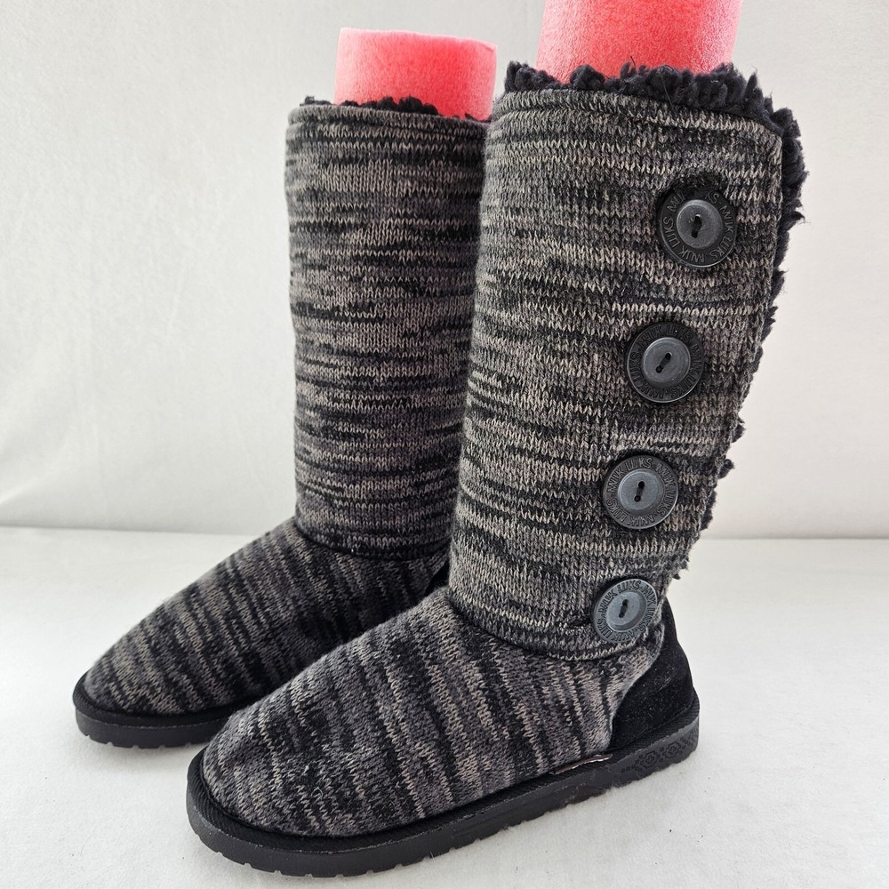 MUK LUKS Liza Women's Water Resistant Midcalf Pull On Boots - US 7 Warm Comfy